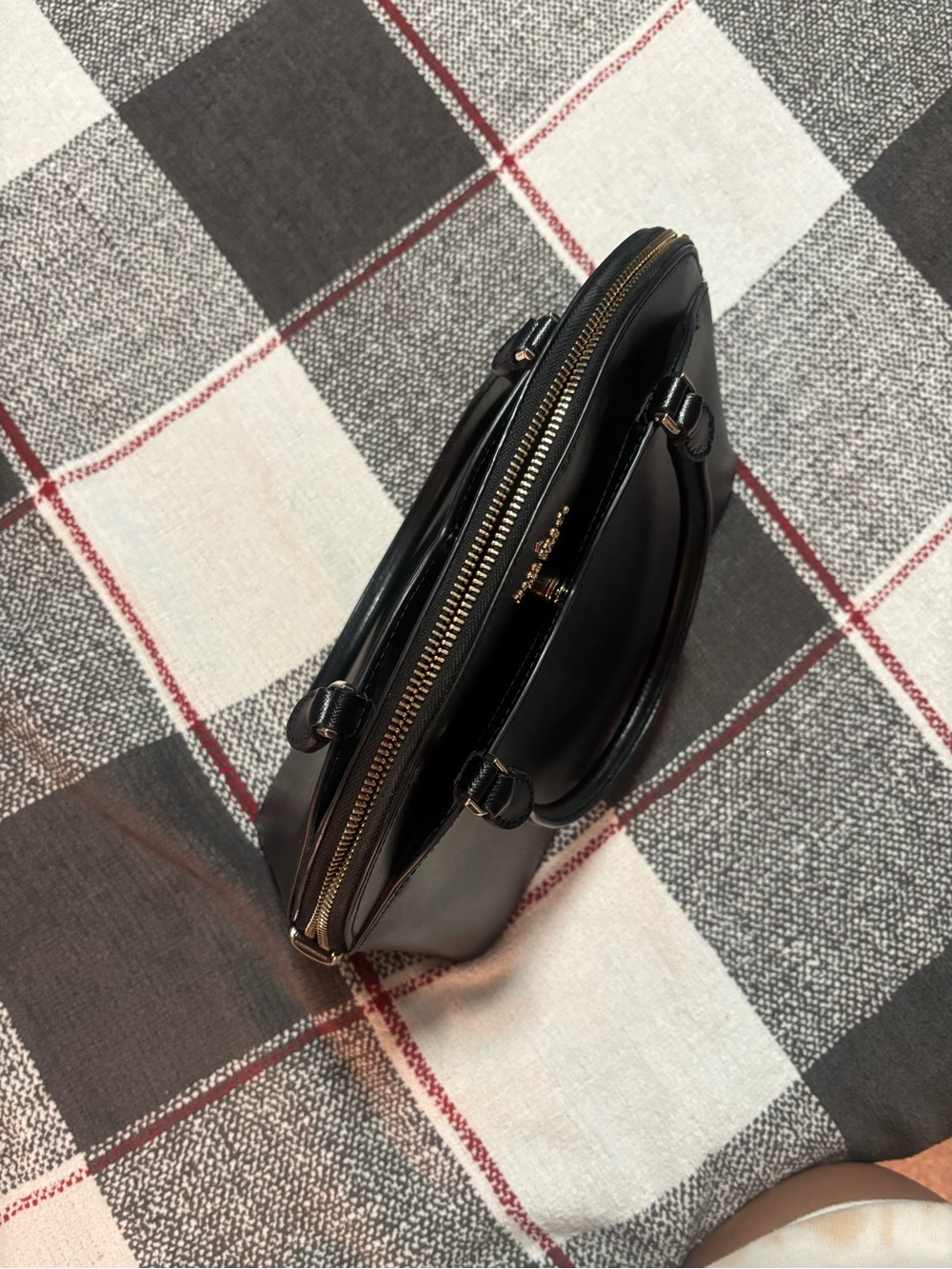 Kate Spade New York Black Saffiano Dome Satchel - Picture 3 of 15